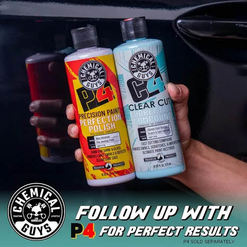 Miniatura 12 de Chemical Guys C4 Clear Cut - Compuesto de corrección profesional para pintura de automóviles, camiones, SUV y RV - Eliminador de microrrayas