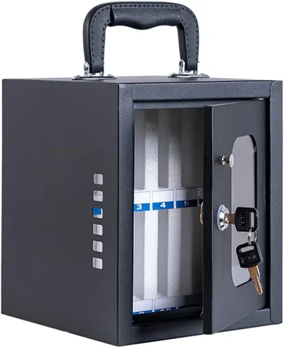 Gabinete de almacenamiento para teléfono celular, caja de seguridad de metal duradera para teléfono móvil, gabinete de almacenamiento para teléfono