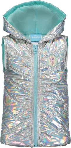 Miniatura 9 de Disney Frozen Princess Anna Queen Elsa - Chaleco con cremallera para niñas conjunto de camiseta y leggings de 3 piezas para niños pequeños a grandes