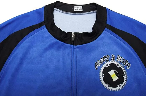 Miniatura 3 de MOXILYN Camisas de ciclismo para hombre, manga corta, camiseta de ciclismo 3D, camiseta divertida para bicicleta
