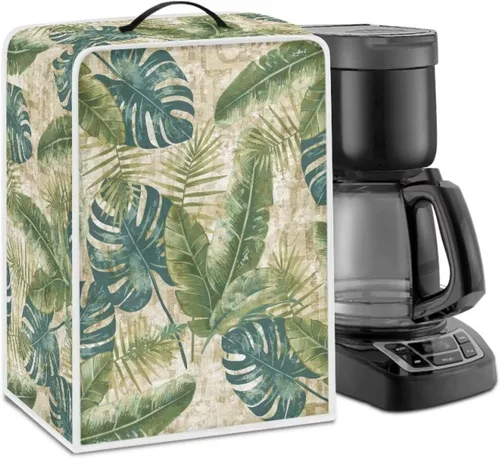 Miniatura 57 de DISNIMO Cubierta antipolvo para cafetera de mariposa azul, fundas para máquina de hacer café de cocina con mango superior, cubierta