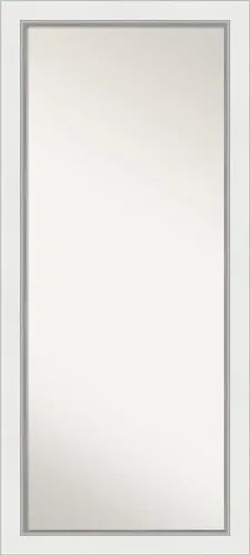 Miniatura 10 de Amanti Art Espejo blanco de longitud completa, 66 x 30 pulgadas, para gabinete, color blanco, espejo de pared de cuerpo entero para vestirse, marco
