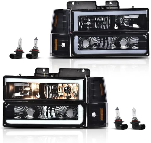 Miniatura 26 de CNNELL Conjunto de faros delanteros compatible con Ford F150 Pickup 2004-2008/Lincoln Mark LT 2006-2008
