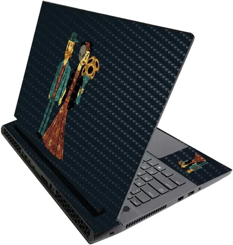 Miniatura 384 de MightySkins - Skin brillante con purpurina para Alienware M17 R3 (2020) y M17 R4 (2021) - Diversión de los años 90 Acabado duradero con purpurina