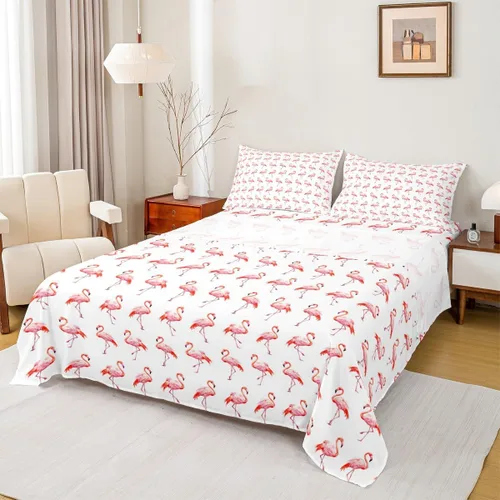 Miniatura 32 de Castle Fairy Ukiyoe Ocean - Juego de sábanas tamaño individual, juego de sábanas de flor de cerezo de estilo japonés para niños y adolescentes