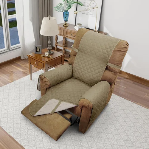 Miniatura 42 de Fundas para silla reclinable, reversible, funda de sofá para mascotas, protector de muebles para niños perezosos