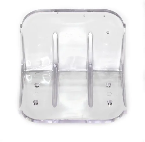 Miniatura 2 de Protectores de nieve jumbo de plástico transparente de 10 piezas con fijación mecánica kits de accesorios de montaje en techos de metal