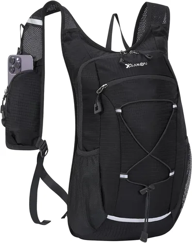 Mochila de senderismo pequeña de 15 L Mochila de hidratación ligera para hombres y mujeres, mochila de senderismo a prueba de warterproof para
