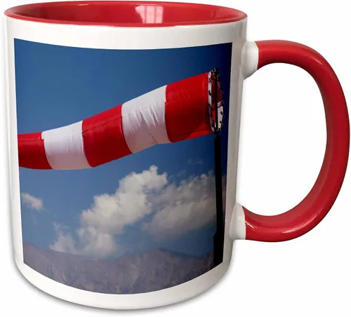 Miniatura 7 de 3dRose Calcetines de viento, aviación, aeropuerto de Vitacura, Santiago, Chile - SA05 DWA0057 -... - Tazas (taza_85852_4)