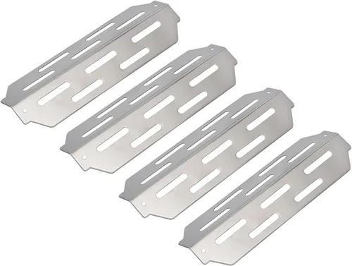 GasSaf Deflectores de calor 304 para Weber Genesis II 410, placas de calor de 12.5 pulgadas para Weber GS4 Genesis II/LX 400 Series, Genesis II