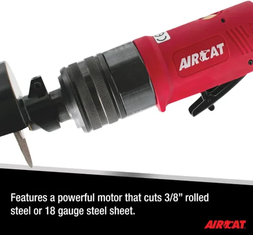 Miniatura 3 de AIRCAT Herramientas neumáticas 6530: Herramienta de corte de cabezal flexible de 3 pulgadas de 0.5 HP Velocidad libre de 18,000 RPM