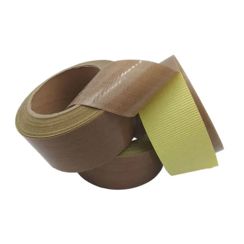 Miniatura 4 de 0.630 in* 32.8 ft PTFE cinta adhesiva paquete de vacío rollo de embalaje de vidrio tejido 1 rollo cinta PTFE sellado calor cinta autoadhesiva
