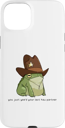 Miniatura 9 de Funny You Just Yee'd Your Last Haw Partner Cowboy Frog Meme - Funda para iPhone 17