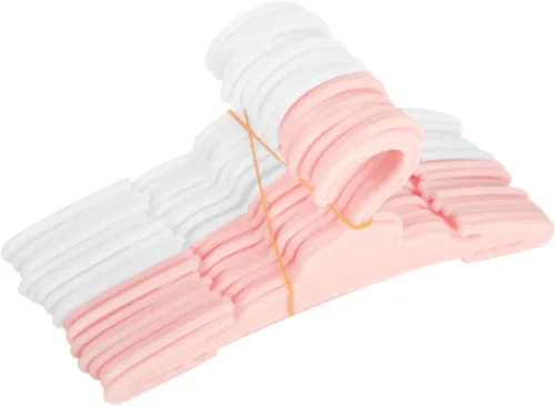 Miniatura 8 de MSYO 20 ganchos de muñeca para ropa de 18 pulgadas, accesorios resistentes para colgar muñecas, funcionan muy bien con varilla de menos de 1/2