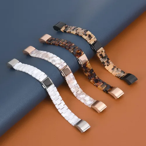 Miniatura 8 de Correa de reloj de resina compatible con Fitbit Alta y Fitbit Alta HR pulsera de repuesto para mujeres y hombres, correa de resina ligera delgada