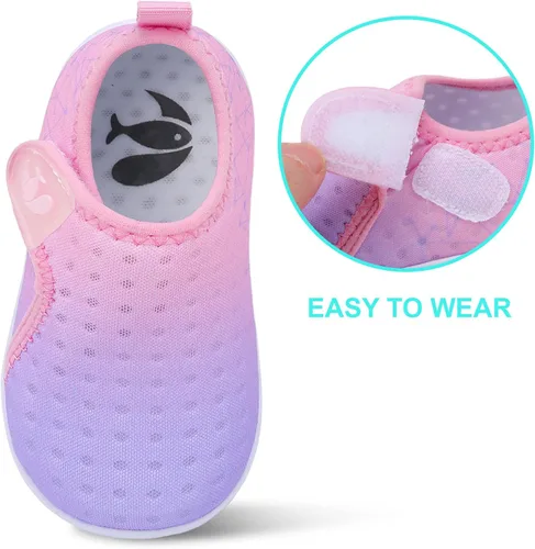 Miniatura 129 de FEETCITY Baby Boys Girls Water Sport Shoes Barefoot Kids Aqua Socks Quick-Dry Beach Swim Pool Shoes