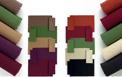 Miniatura 13 de DII - Juego de manteles individuales acanalados para uso diario 100% algodón, 13x19, negro, 6 piezas