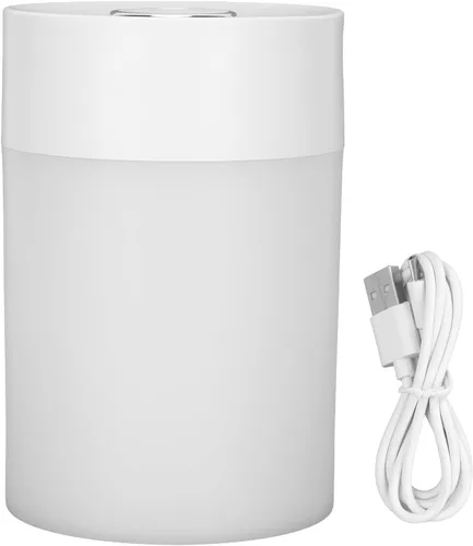 Miniatura 10 de FLEXMAN Humidificador de aire, humidificador portátil pequeño de niebla fría de 20.3 fl oz, carga USB, humidificador de niebla fría de bajo ruido