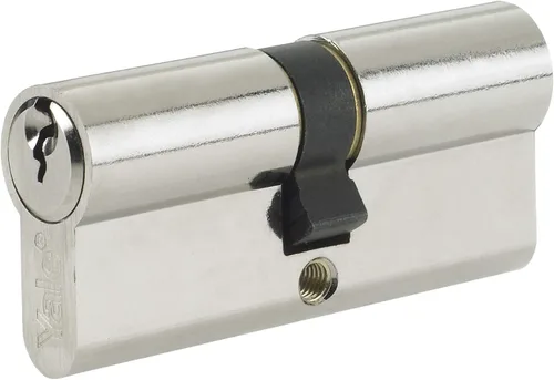 Yale B-ED4045-SNP - Cerradura cilíndrica europea - 40/45 (3.740 in) / 40:10:45 - Acabado de níquel - Seguridad estándar