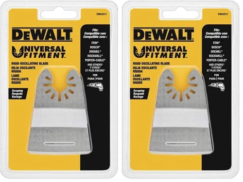 DEWALT Cuchilla oscilante para herramientas, raspador rígido (DWA4217) (paquete de 2)