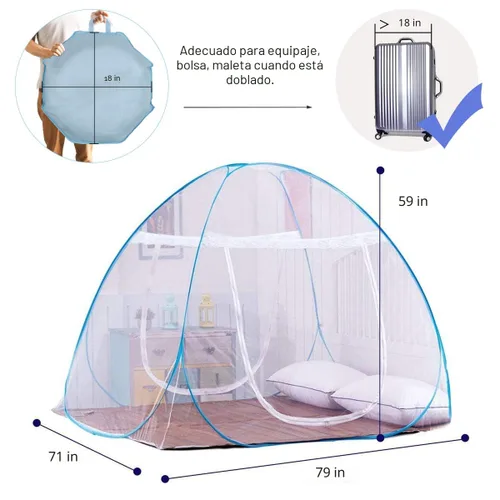 Miniatura 6 de Mosquitera desplegable portátil