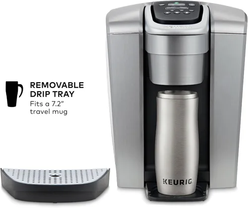 Miniatura 4 de Keurig K-Elite - Cafetera de cápsulas K-Cup de una sola porción, con control de fuerza y temperatura, capacidad de café helado, tamaño de Brushed