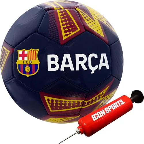 Icon Sports Officially Licensed FC Barcelona Soccer Ball 95BL-Barcelona-Navy
