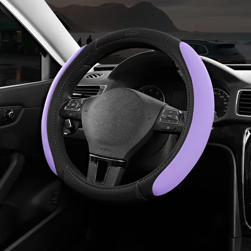 Miniatura 15 de Skechers - Funda para volante de automóvil con espuma viscoelástica, funda antideslizante para volante de 14.5-15 pulgadas, diseño cómodo y seguro