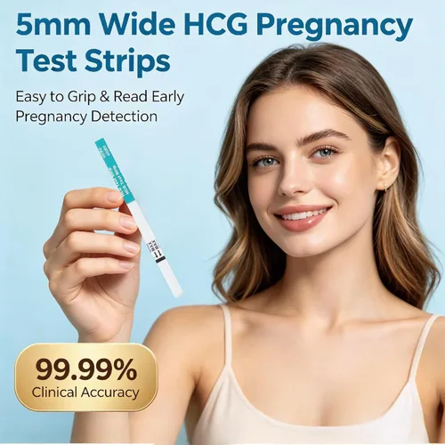 Miniatura 2 de Elate Tiras de prueba de embarazo, 20 unidades, prueba de detección temprana HCG, alta sensibilidad, resultados precisos del 99.99%, kit de prueba