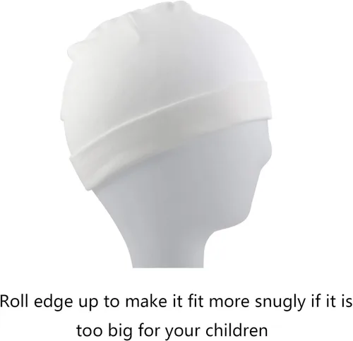 Miniatura 3 de Kaariss - Gorro tejido de algodón suave, tierno sombrero para infantes, niños, bebes