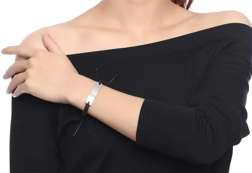 Miniatura 4 de XUANPAI Custom Bracelet for Couples,Personalized Matching bracelet,Handmade Long Distance Relationship Bracelet Adjustable Rope Couples Bracelet