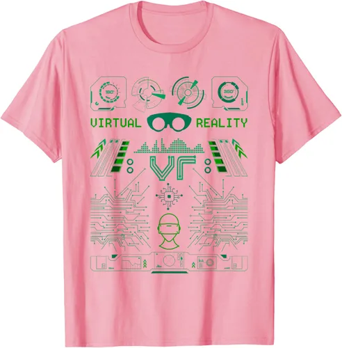 Miniatura 49 de Camiseta de realidad virtual VR Retro Gamers, Negro, S