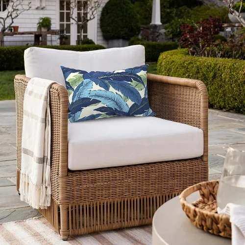 Miniatura 160 de Juego de 2 almohadas para exteriores de 16 x 16 pulgadas, repelentes al agua con interiores, para muebles de patio, hogar, jardín, geometría bohemia