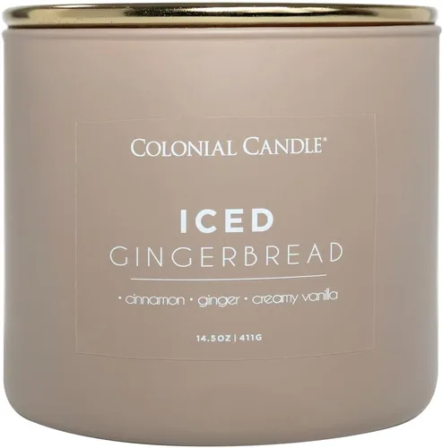Miniatura 29 de Colonial Candle Winter Woods - Vela perfumada en frasco, colección Pop of Color, 3 mechas, verde, 14.5 onzas, hasta 60 horas de combustión