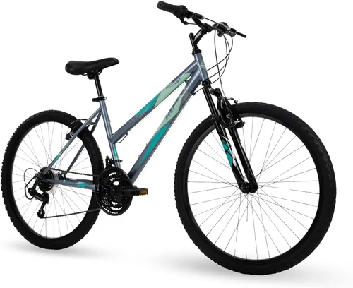 Miniatura 22 de Huffy Bicicleta de montaña Stone para hombres y mujeres, 20"/24"/26", 6 velocidades (20") o 21 velocidades, suspensión delantera o doble (varía)