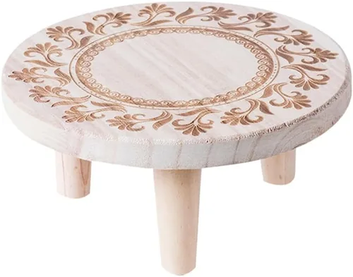 Soporte de madera moderno para plantas en maceta, estante elevador para balcón y decoración del hogar, soporte decorativo para uso en interiores y