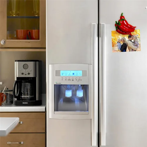 Miniatura 5 de Imán para refrigerador de frutas y verduras, 1 juego de resina 3D para refrigerador, bonita decoración para el hogar, cocina, oficina, pizarra