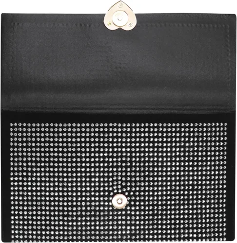 Miniatura 3 de WEIYON BABOMAREON - Bolso de mano rectangular para mujer, bolso de noche brillante