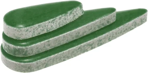 Miniatura 4 de uxcell Mosaico de cerámica, 7.05 oz de lágrima de hojas de flores, bloques de mosaico para manualidades, decoración del hogar, verde oscuro