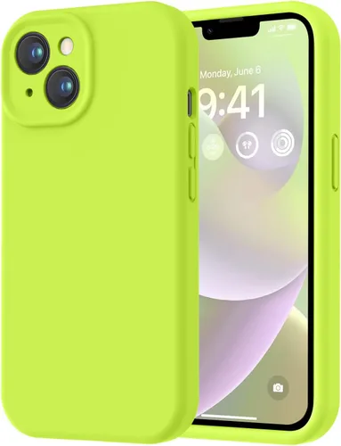 Miniatura 291 de LOVE 3000 Compatible con Funda para iPhone 15, [Cámara de Cobertura Completa de Silicona Suave] [Protección contra Caídas de 8 pies], Forro de Negro