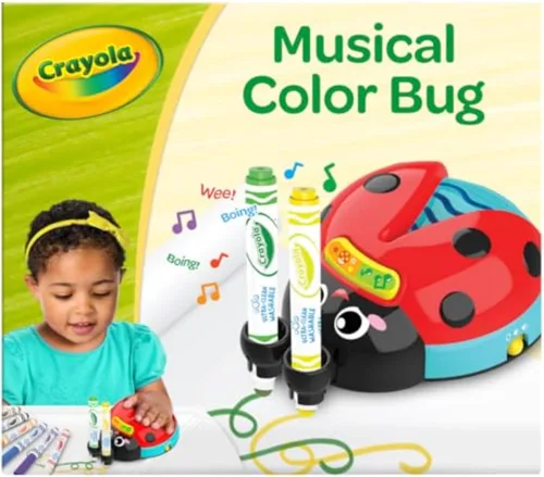Miniatura 9 de Crayola Luces táctiles para niños, garabatos musicales y tablero sensorial, juguetes sensoriales para niños pequeños, pintura de dedos sin ensuciar