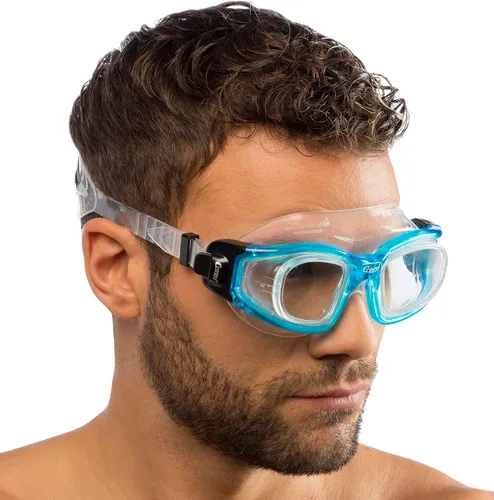 Miniatura 3 de Cressi Gafas de natación para adultos con lentes de vidrio templado y sin distorsión, Galileo: fabricadas en Italia