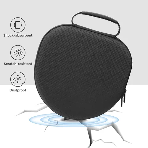 Miniatura 5 de ProCase Estuche Rígido para Nuevos AirPods Max, Estuche de Viaje para Auriculares con Cubierta de Silicona para Almohadillas y Bolsillo de Malla