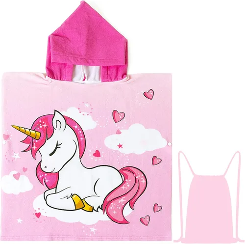 Miniatura 38 de NovForth Toalla de Playa para Niños y Niñas, Envoltorio de Toalla de Baño con Capucha de Cocodrilo, Toalla de Piscina para Niños Pequeños con Capucha