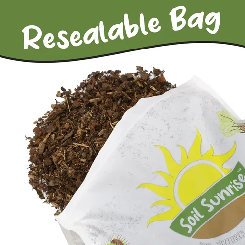 Miniatura 8 de Soil Sunrise Pepitas de mantillo de corteza de pino 100% natural (12 cuartos de galón) pequeñas astillas para jardinería en contenedores