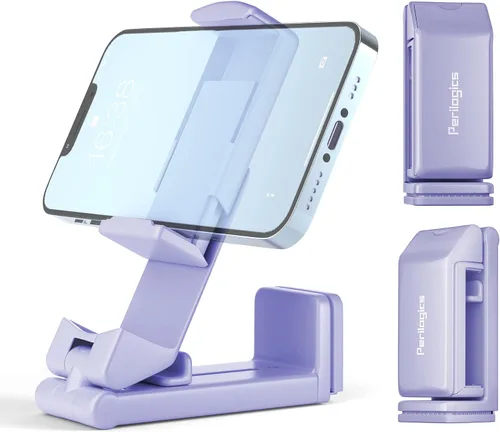 Miniatura 9 de Perilogics Soporte de Montaje para Teléfono de Avión Universal en Vuelo Visualización Manos Libres con Rotación Dual Multidireccional de 360 Grados
