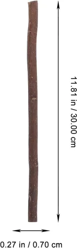 Miniatura 5 de TEHAUX Paquete de 40 ramas de madera natural de 7.9 in y 11.8 in, tacos rústicos con aspecto de abedul para candelabros de bricolaje, accesorios