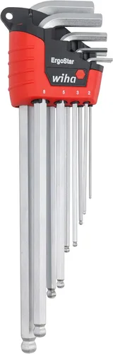 Miniatura 10 de Wiha 66979 Juego de 35 piezas de bandeja de llaves ErgoStar en forma de L - Hex métrico, Hex SAE, Torx