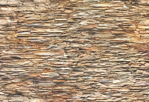 Miniatura 2 de Dundee Deco REAZ185FB - Panel de pared 3D de PVC de pizarra sintética marrón, 3.1 pies x 2.1 pies (37.4 in x 25.6 in), decoración de paneles