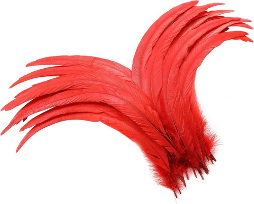 Miniatura 15 de Holmgren Plumas de Cola de Gallo Color Blanco Hueso - 60 piezas Plumas de Cola de Gallo Grandes de 12-14 pulgadas al Por Mayor para Manualidades